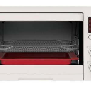 Alternative view of Horno tostador digital 10 en 1 de 6 rebanadas con Air Fry marca CRUXGG color nieve