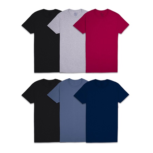 Paquete de 6 camisas interiores para hombre talla M marca Fruit of the Loom