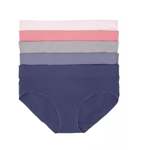 Paquete de 5 calzones corte hipster para dama talla M marca Felina Segunda que Barato