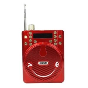 Bocina bluetooth con radio y reproductor marca Link bits