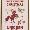 Juego de 10 aretes de Unicornio Navideño, Marca Kohl´s