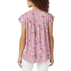 Alternative view of Camisa con estampado de flores para dama talla XXL marca Buffalo