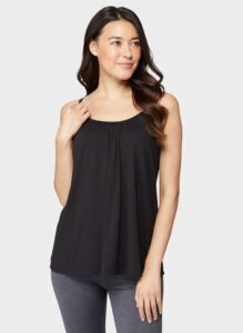 Blusa de tirantes Bra Top Cami Con Sujuetador Incorporado Talla S