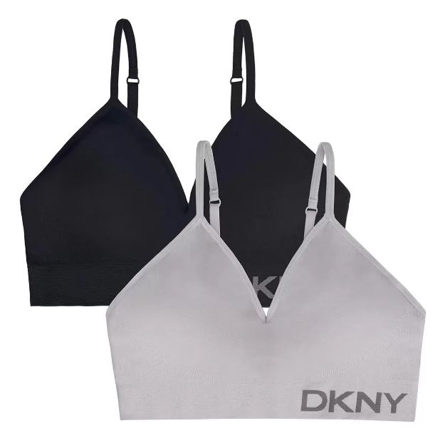 Brasier sin costura para dama Talla XL Marca DKNY Set de piezas