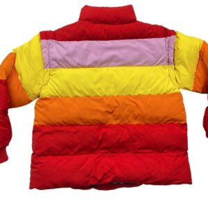 Alternative view of Chaqueta acolchada con bloques de colores para mujer Red/Amarillo/Naranja/ talla S