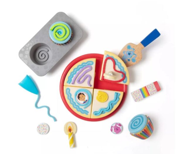 Juego de celebración de cumpleaños de blues marca Melissa & Doug ¡Pistas de blues y tú!