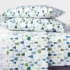 Juego de sábanas de algodón con estampado de árboles tamaño Matrimonial/FULL marca Wondershop