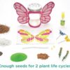 Kit de manualidades para niños y niñas marca Sparkle N Glow Butterfly Terrarium