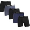 Paquete de 5 Bóxers de microfibra para hombre talla M marca PUMA