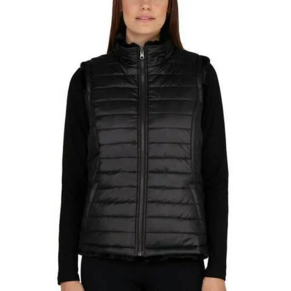 Chaleco con interior acolchado para dama talla S marca Original Nicole Miller