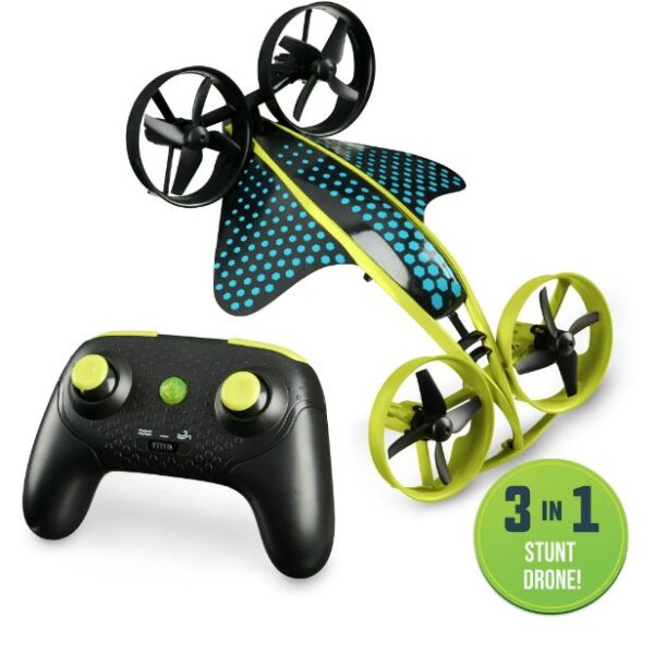 Dron acrobático híbrido aire-agua 3 en 1 marca HydraQuad