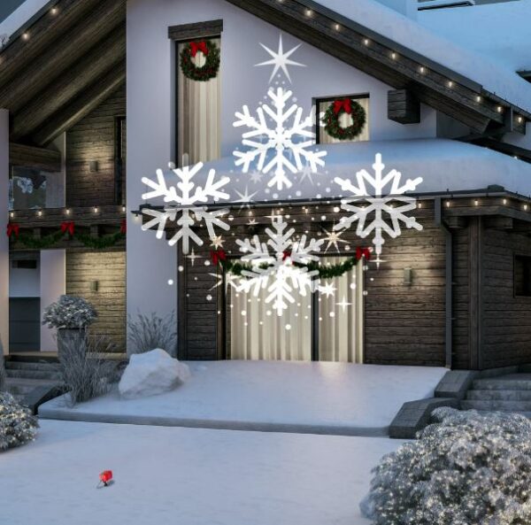 Proyector de copos de nieve marca Holiday Time Ls Wam