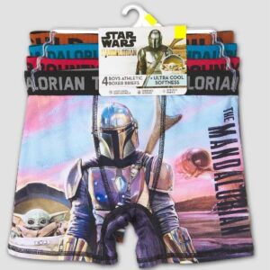 Alternative view of Paquete de 4 Boxer para niño de Star Wars Baby Yoda, Talla 10