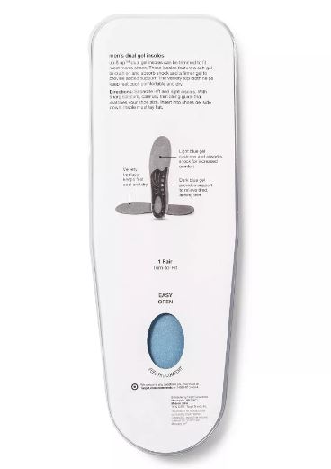 Plantillas dobles de Gel Premium Comfort Para Hombre -up & up™ - Imagen 3