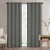 Cortinas para ventana juego de 2 piezas, color gris - Sunblk Total Blackout