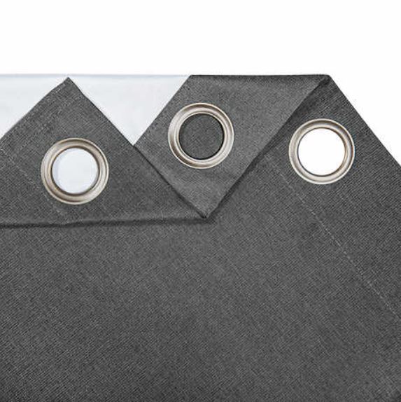 Cortinas para ventana juego de 2 piezas, color gris - Sunblk Total Blackout - Imagen 3