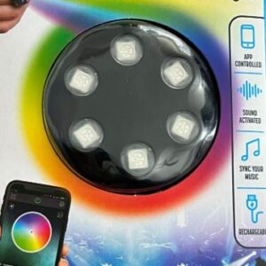 Alternative view of Soporte plegable para teléfono y luz de discoteca, Bright Grip  - Color personalizado