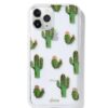 Funda transparente con estampado de cactus para iPhone 11 Pro/X/XS -Sonix