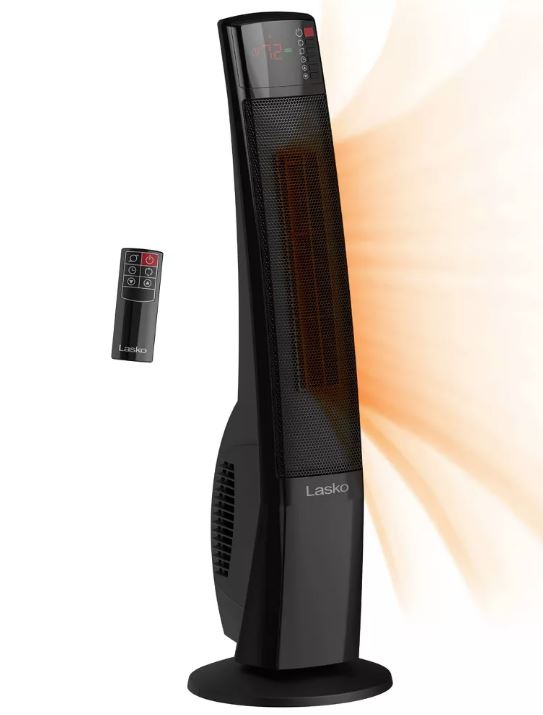 Calentador de torre ultraceramico color negro marca Lasko Segunda que Barato