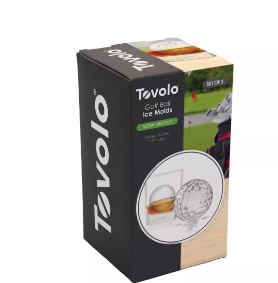 Juego de 2 moldes de hielo para pelotas de golf -Tovolo - Imagen 3