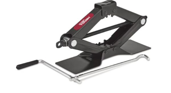 Gato de tijera de 1-1/2 toneladas con base grande marca Hyper Tough