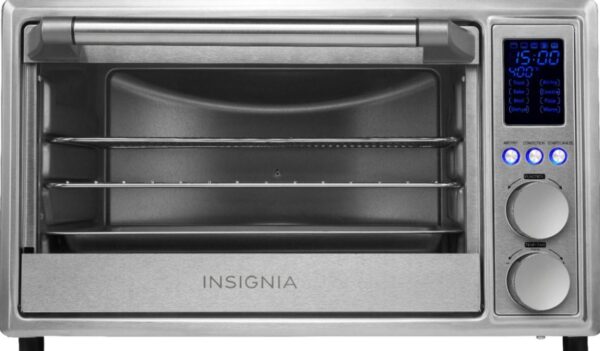 Freidora de aire con horno tostador de 6 rebanadas, Acero inoxidable -Insignia™