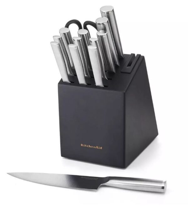 Juego de 14 cuchillos de acero inoxidable marca KitchenAid