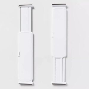 Alternative view of Juego de 2 separadores de cajones de plástico blanco - Brightroom™