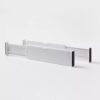 Juego de 2 separadores de cajones de plástico blanco - Brightroom™