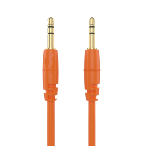 Cable auxiliar de audio/video de 3.5 mm, 3ft, naranja -philips