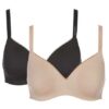 Paquete de 2 brasieres sin aros talla XL marca Calvin Klein