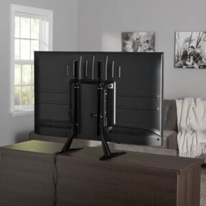 Alternative view of Soporte de TV de mesa de metal para televisores de 37" a 70" marca Onn