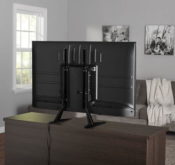 Soporte de TV de mesa de metal para televisores de 37" a 70" marca Onn - Imagen 2