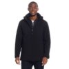 Chaqueta de doble capa para hombre Talla S, color negro -Weatherproof