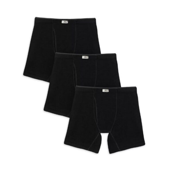 Paquete de 3 Calzoncillos tipo bóxer para hombre, talla S (28-30) Negro-Fruit of the Loom