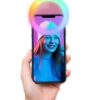 Mini aro de luz de colores para telefono -selifie stick