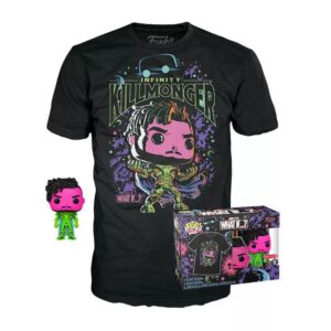 Alternative view of Funko Pop + camiseta de Infinity Killmonger, What If...?