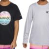Conjunto de 2 Camisetas Talla juvenil M (10/12) marca Hurley