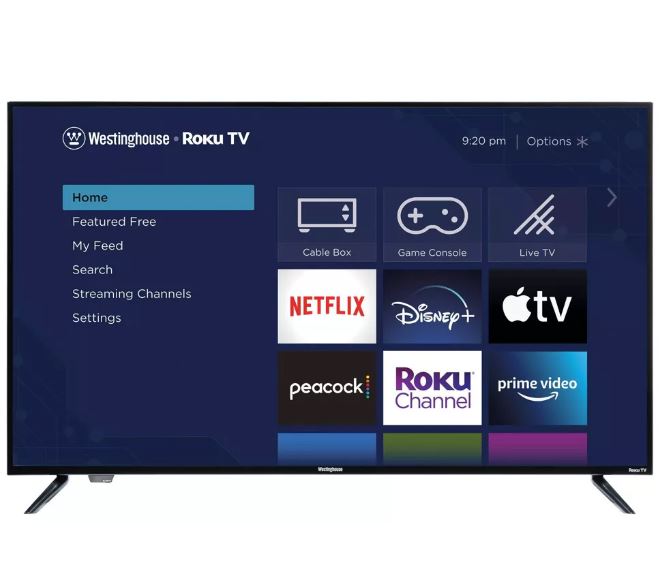 Televisor de 50" 4K Ultra HD Roku Smart TV con HDR - Westinghouse