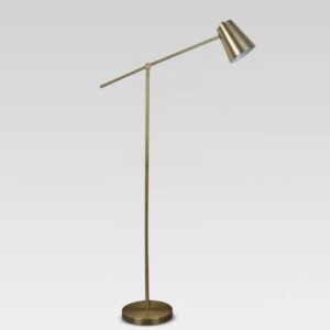 Lámpara de pie cantilever color dorada de 60 pulgadas marca Project 62