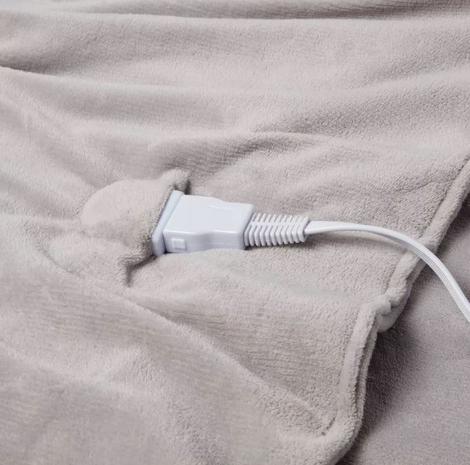 Cobija térmica eléctrica reversible de microfelpa - Mantas Biddeford - Imagen 3