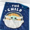 Manta con peso de Star Wars: The Mandalorian Child