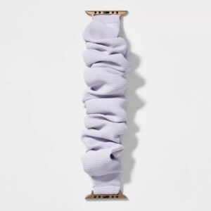 Alternative view of Correa Scrunchie para Apple Watch de 42/44/45mm, Morado - heyday™