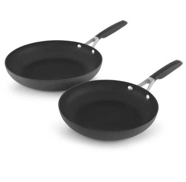 Paquete de 2 sartenes antiadherentes de 10" y 12" marca Select by Calphalon