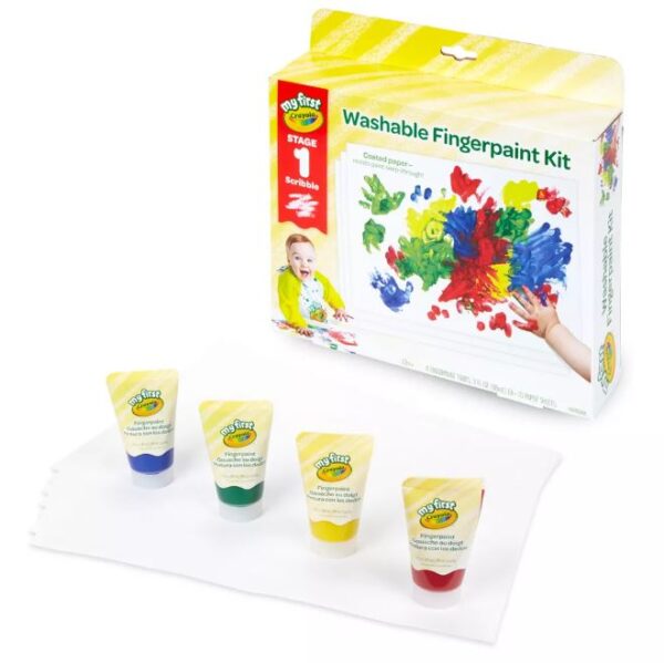 Kit de pintura de dedos, lavable marca Crayola