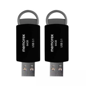 Alternative view of Memorias Memorex de 64GB de memoria flash, 2 piezas.