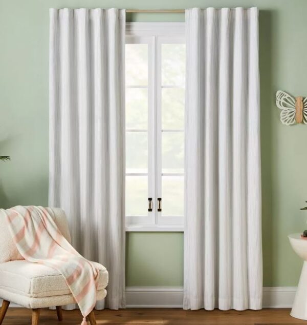 2 Paneles de cortina Blackout Irregular de 84x42 In Mini Stripe - Pillowfort™