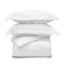 Juego de funda de edredón y funda de almohada, blanco, KING/CAL KING -Jennifer Adams