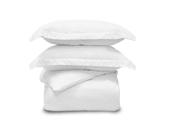 Juego de funda de edredón y funda de almohada, blanco, KING/CAL KING -Jennifer Adams
