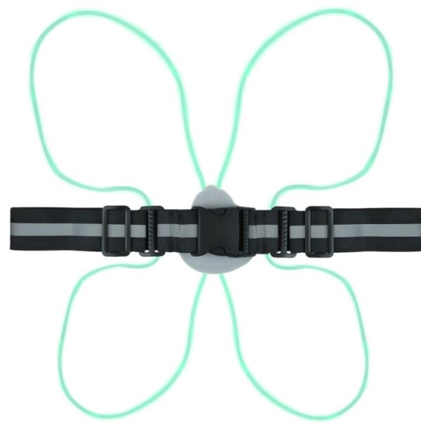 Cuerda chaleco LED reflectante de seguridad, Neon - Athletic Works